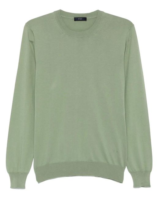 メンズ Fay コットントップ Green