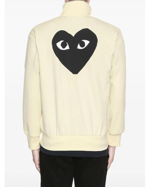 COMME DES GARÇONS PLAY Multicolor Big Heart Zip-Up Sweatshirt for men