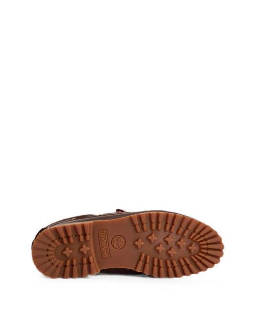 Timberland Brown Sebago Ranger Waxy Lug-Sole Boat Shoes for men