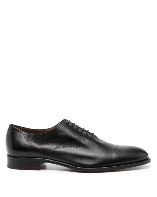 Fratelli Rossetti Black Tucson Oxford Shoes for men