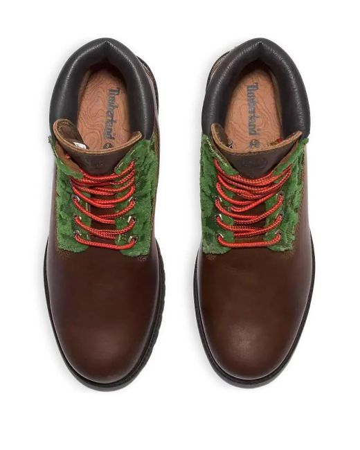Timberland Wasserdichte Heritage Black Pioneers "Brown Full-Grain" 6-Inch Stiefel für Herren