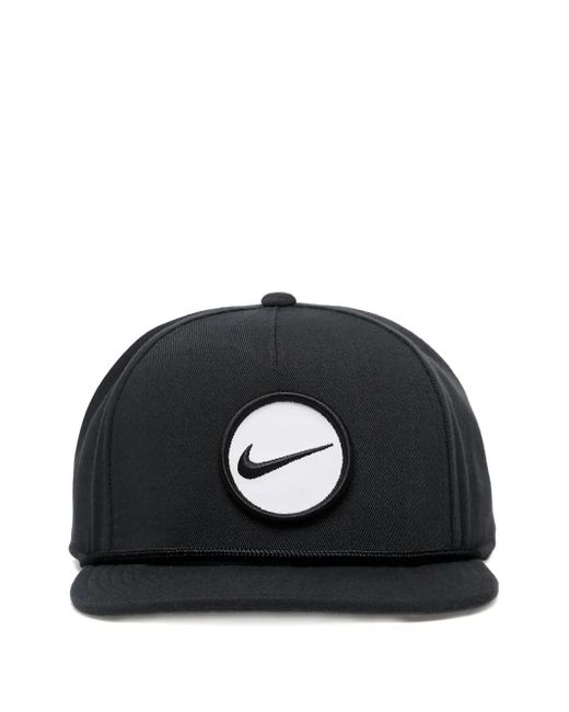 Gorra con parche del logo Nike de color Black