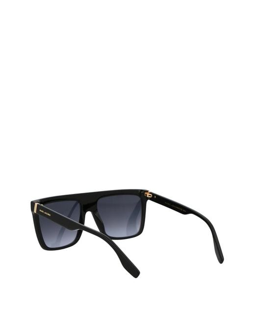 Marc Jacobs Black Square-Frame Sunglasses for men