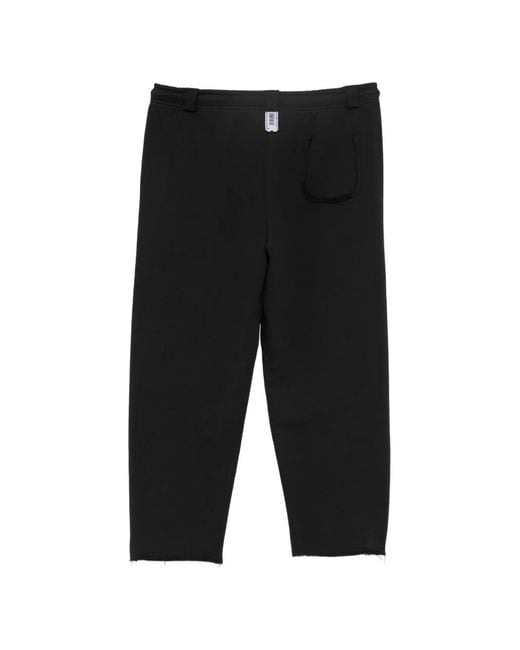 PROTOTYPES Black Beltloop Sweatpants for men