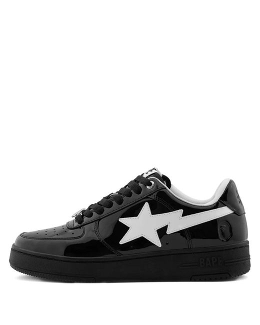 A Bathing Ape Sneakers Mit Logo-Patch in Black für Herren