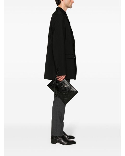 Versace Medusa Biggie Barocco Clutch Bag in Black for Men | Lyst