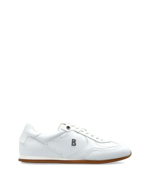 Bogner White Monza Logo-Plaque Sneakers for men