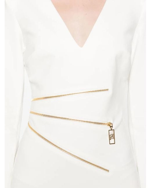Elisabetta Franchi White Dresses