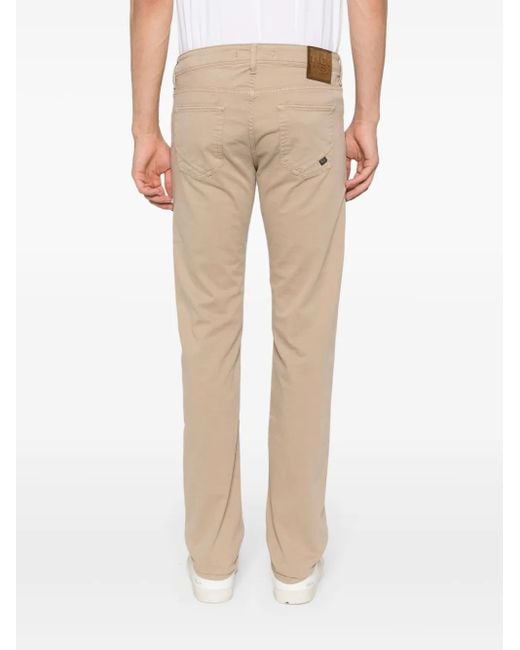 Incotex Natural Low-Rise Slim-Fit Trousers for men