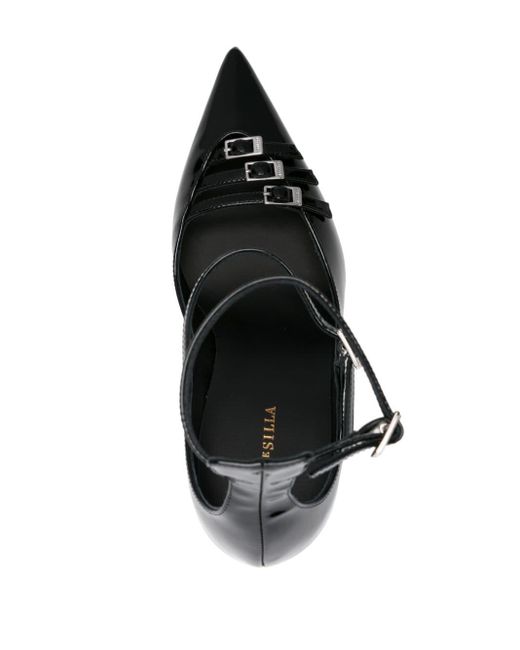 Zapatos Morgana con tacón de 120 mm Le Silla de color Black