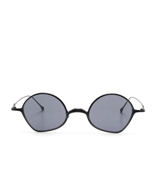 Rigards Black Geometric-Frame Sunglasses