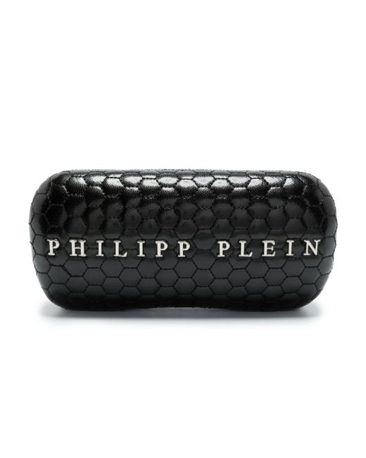 Philipp Plein Green Pilot-frame Logo-engraved Sunglasses for men