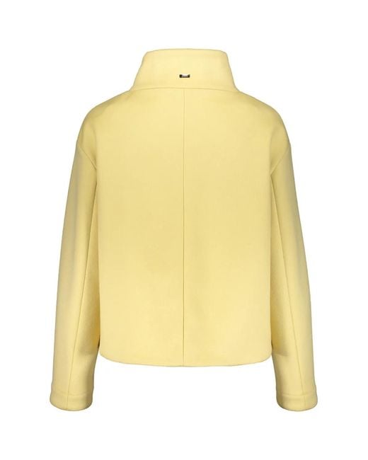 Herno Yellow Funnel-Neck Jacket