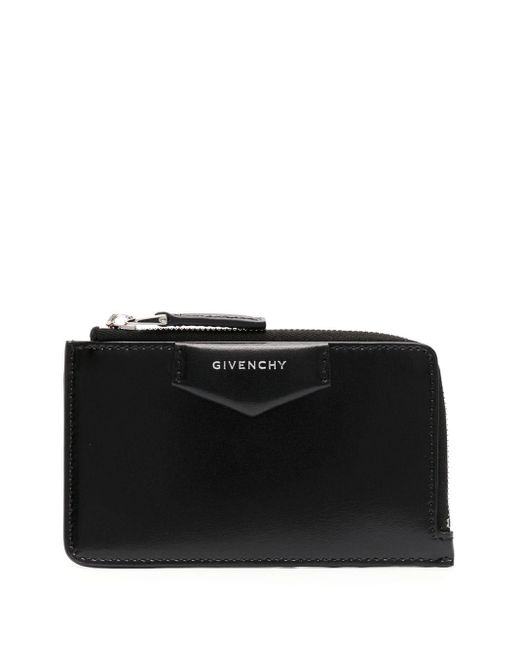 Portafoglio con zip Antigona di Givenchy in Black