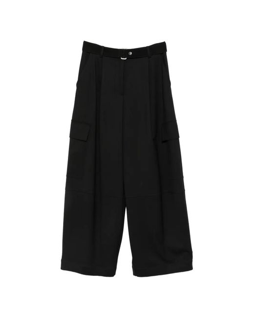 Pantalones Cargo Con Cinturón P.A.R.O.S.H. de color Black