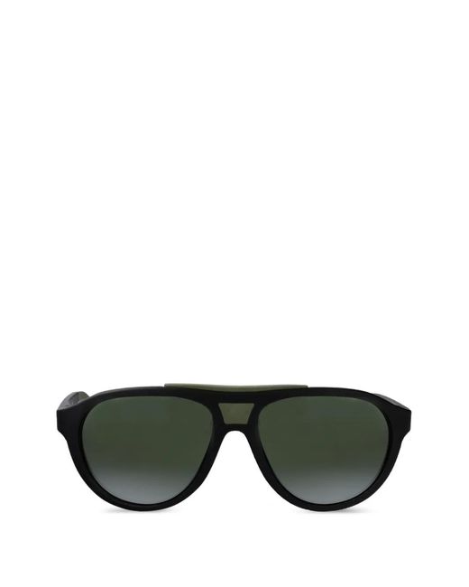 Vuarnet Black Altitude 04 Pilot-Frame Sunglasses for men