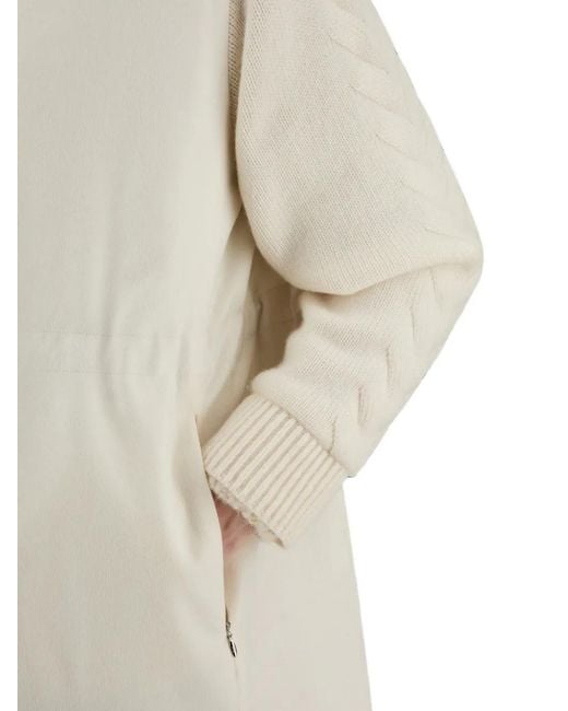 Herno White Resort Single-Breasted Coat