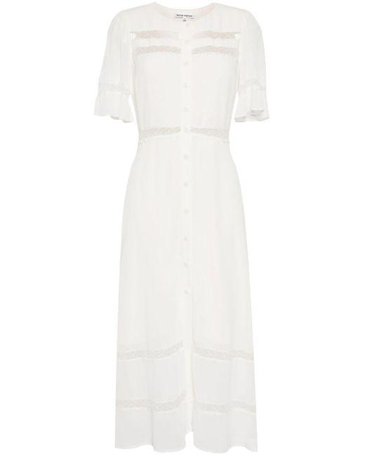 Robe mi-longue Woodson Reformation en coloris White