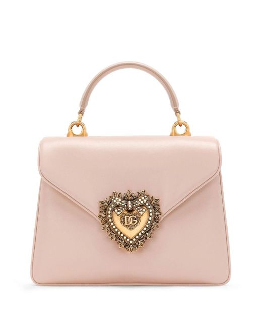 Dolce & Gabbana Devotion Leren Tas in het Pink