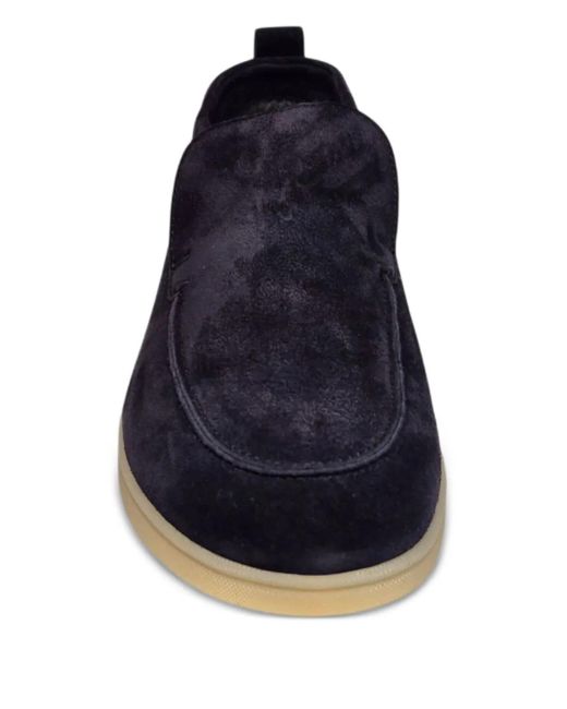 Henderson Blue Suede Slip-On Boots for men