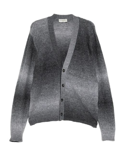 Officine Generale Gray Matheo Gradient Cardigan for men