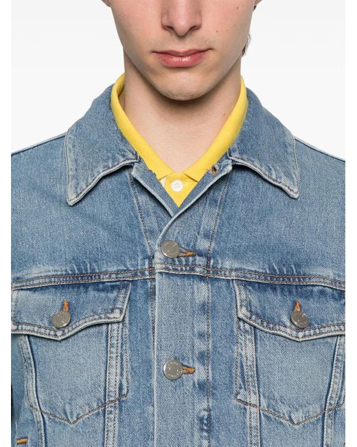 Jacob Cohen Blue 'Trucker' Jacket for men