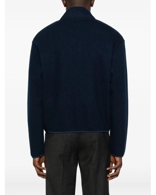 Maglione A Collo Alto Con Zip Corta di sunflower in Blue da Uomo