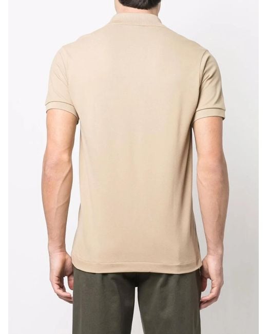Lacoste Natural Logo-Patch Polo Shirt for men