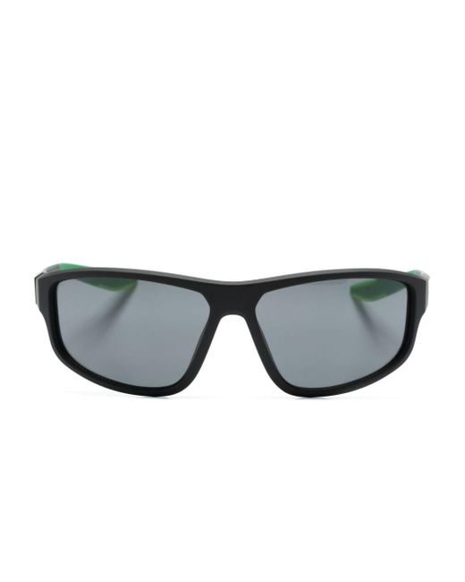 Nike Gray Brazel Fuel Rectangle-frame Sunglasses