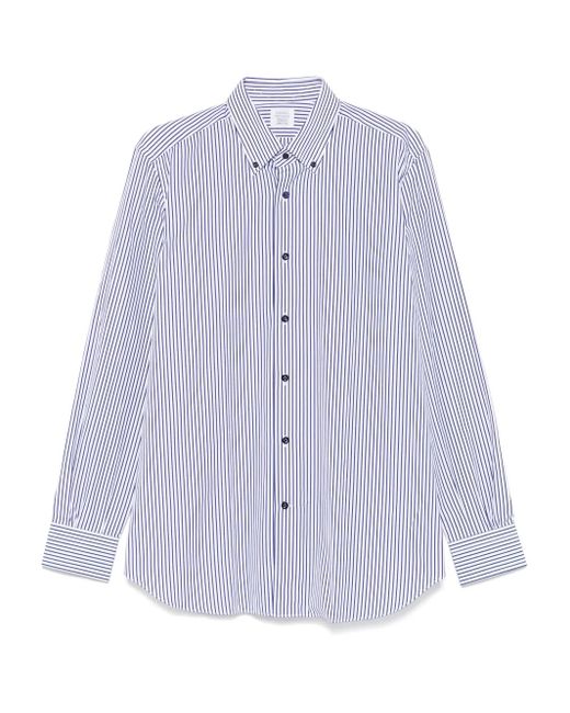 Camisa a rayas Mazzarelli de hombre de color Purple