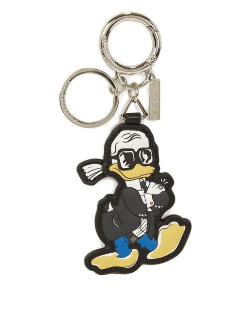 Karl Lagerfeld White X Disney Keychain for men