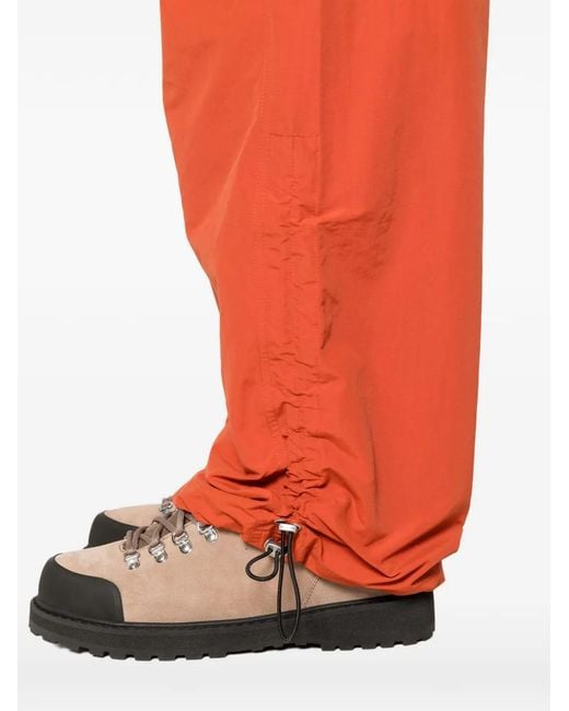 Reese Cooper Orange Cinched Cargo Pants for men