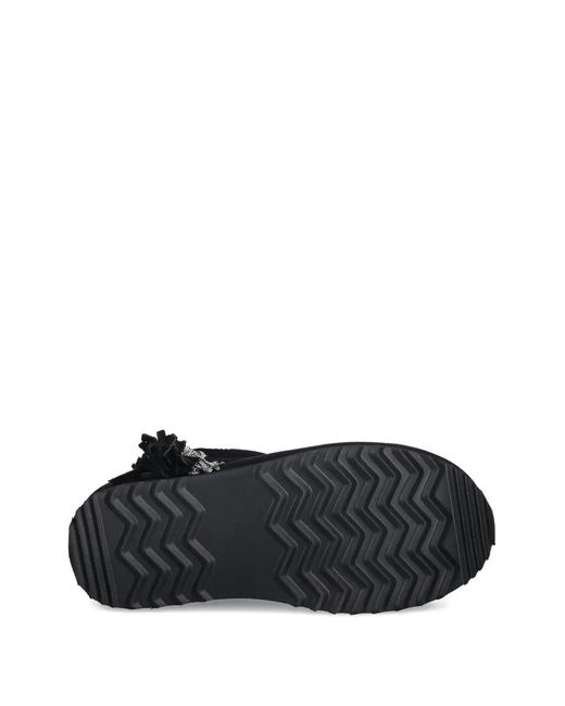 Liu Jo Black Fringed Ankle Boots