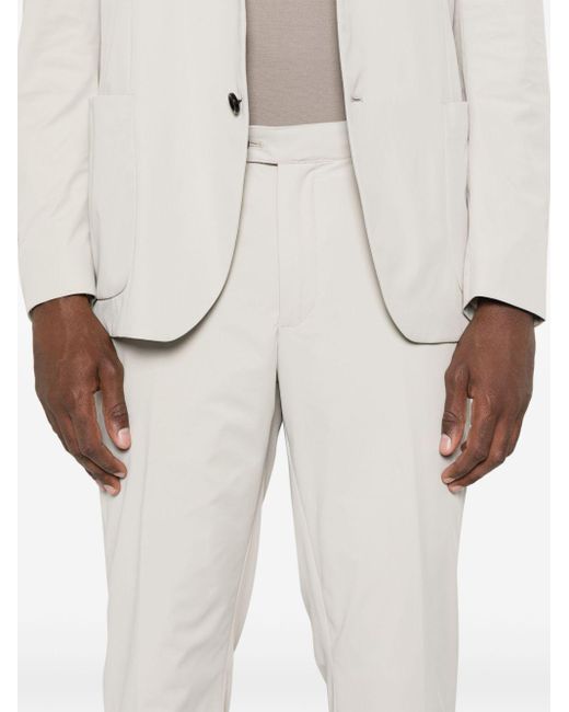 Pantalones con pinzas Lardini de hombre de color White