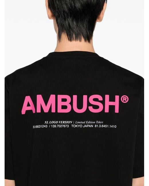 T-Shirt Xl Con Logo 2025 di Ambush in Black da Uomo