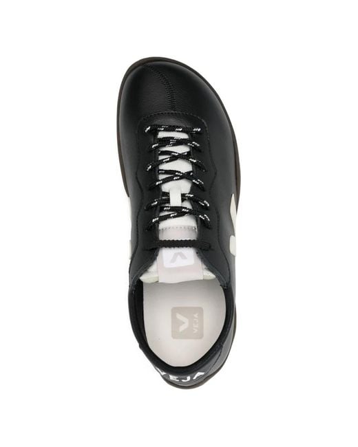 Veja Black Jitsu Logo-Patch Sneakers