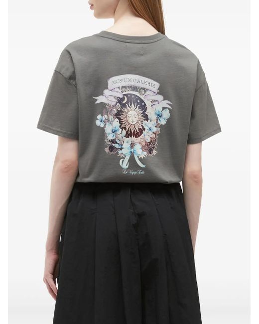 Musium Div. Gray Logo~Print T-Shirt