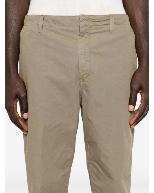 Dondup Natural Mid-rise Cropped Trousers for men