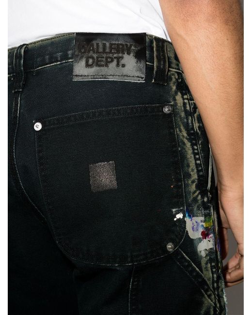 GALLERY DEPT. Paint-splatter Bootcut Jeans in Black for Men | Lyst