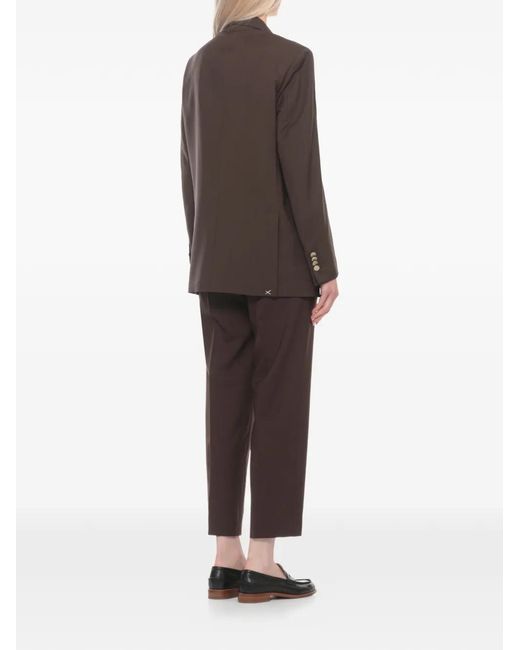 Briglia 1949 Brown Blanchette Double-Breasted Blazer