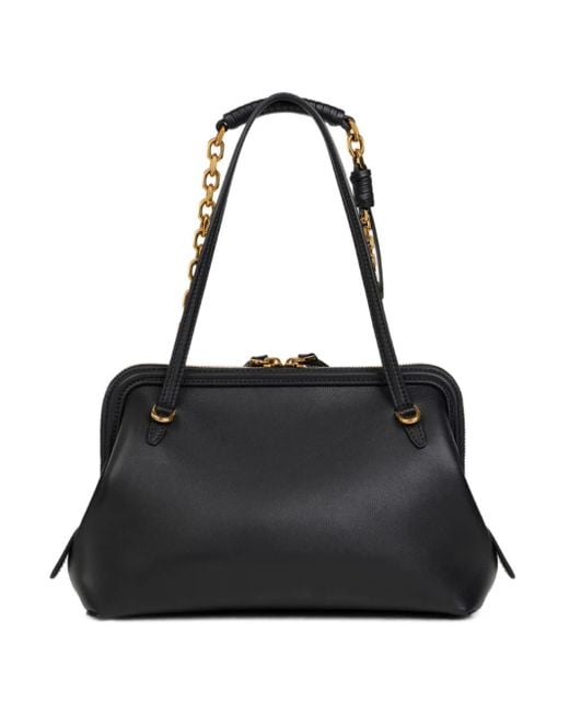 Etro レザーショルダーバッグ Black