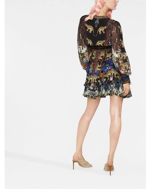 Camilla Black Hollywood Heist Minidress