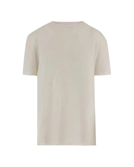 The Row White Serata Crew Neck T-Shirt