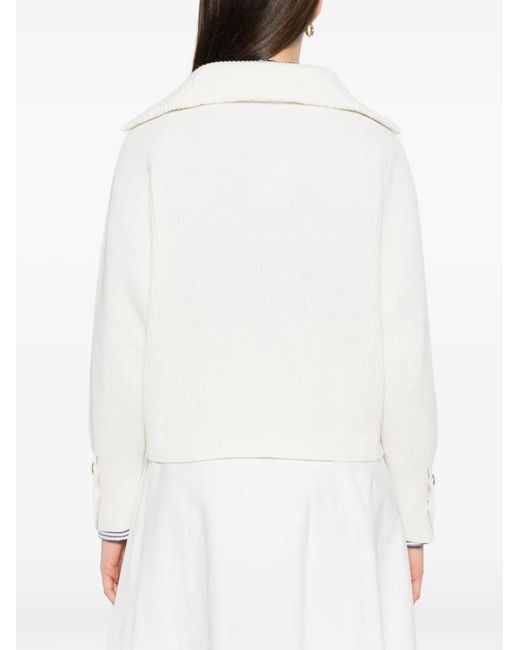 Brunello Cucinelli White Sweater