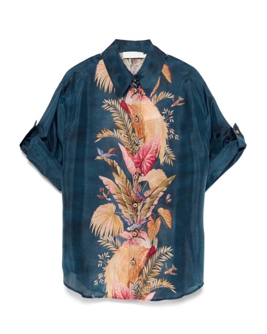 Zimmermann Ascension シャツ Blue