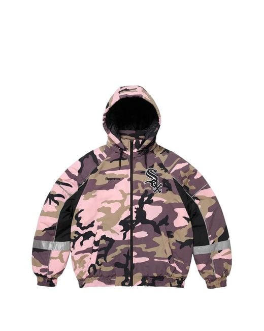 Supreme Natural Chicago Sox Hooded Jacket for men