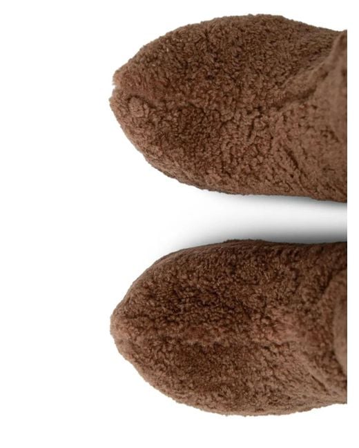 Inuikii Brown 100Mm Shearling Boots