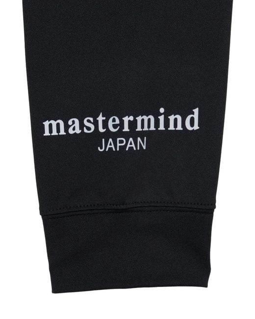 Mastermind Japan Black Logo-Print Long-Sleeve T-Shirt for men
