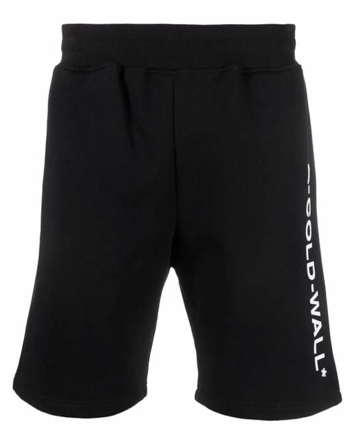 A_COLD_WALL* Black Logo-Print Track Pants for men
