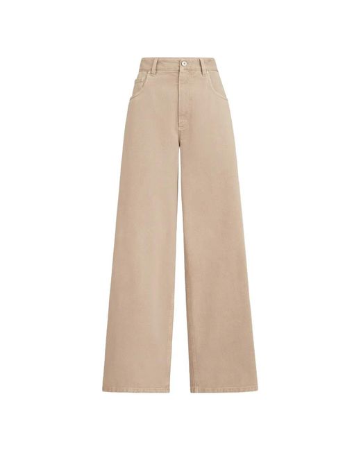 Brunello Cucinelli White Jean En Coton